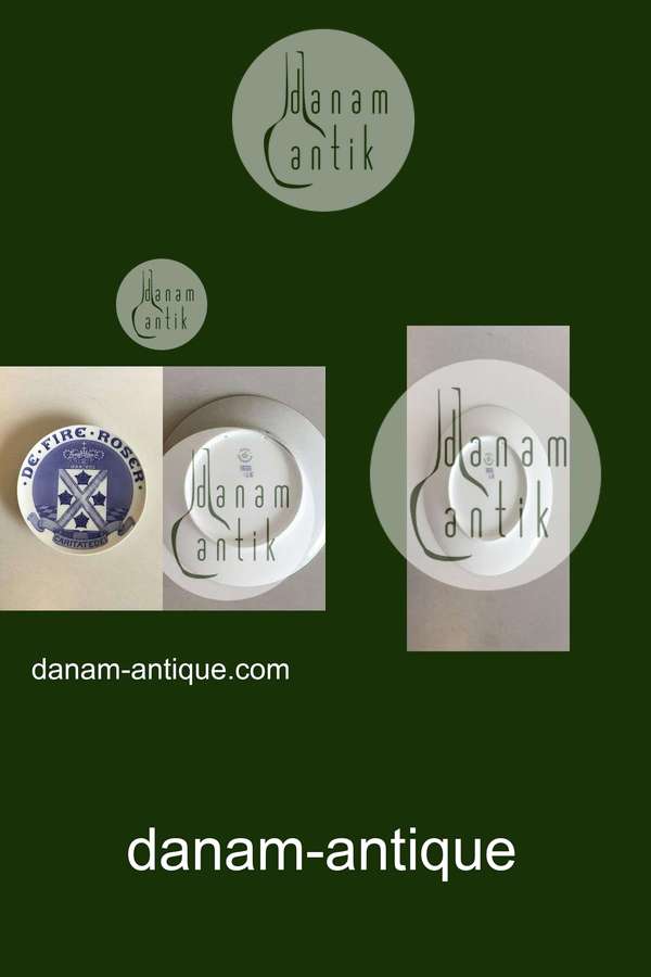 Royal Copenhagen Mindeplatte fra 1909 RC-CM100