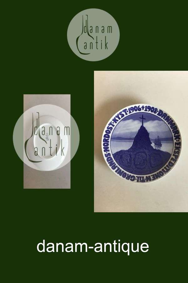 Royal Copenhagen Mindeplatte fra 1908 RC-CM94