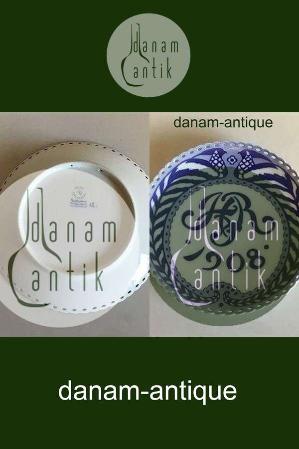 Royal Copenhagen Mindeplatte fra 1908 RC-CM83