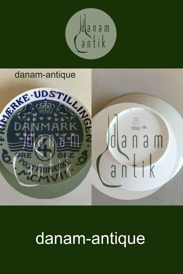 Royal Copenhagen Mindeplatte fra 1907 RC-CM78