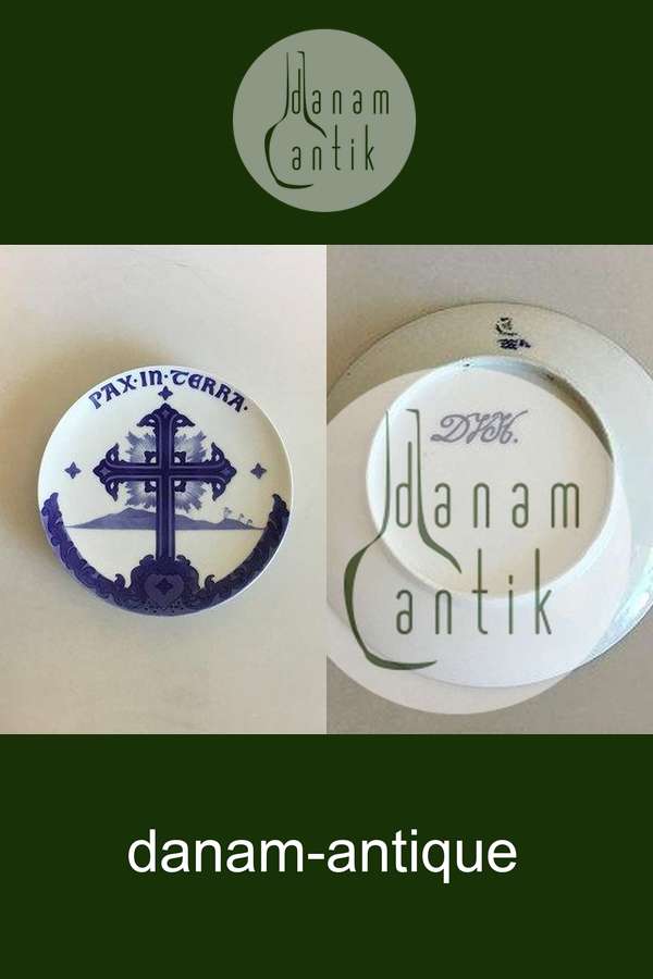 Royal Copenhagen Mindeplatte fra 1907 RC-CM75