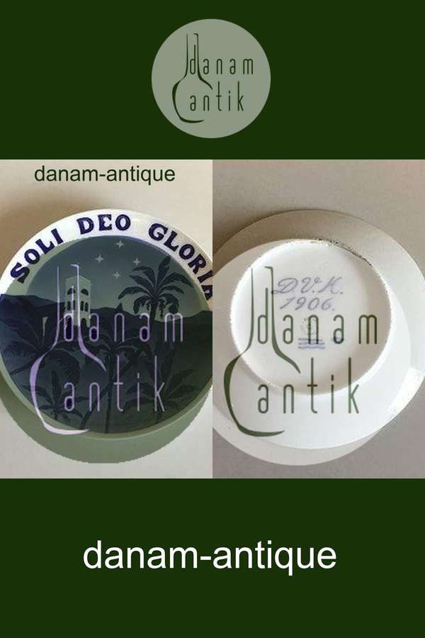 Royal Copenhagen Mindeplatte fra 1906 RC-CM66