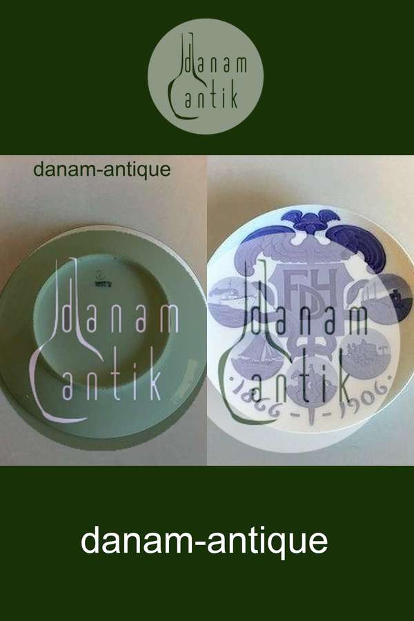 Royal Copenhagen Mindeplatte fra 1906 RC-CM59