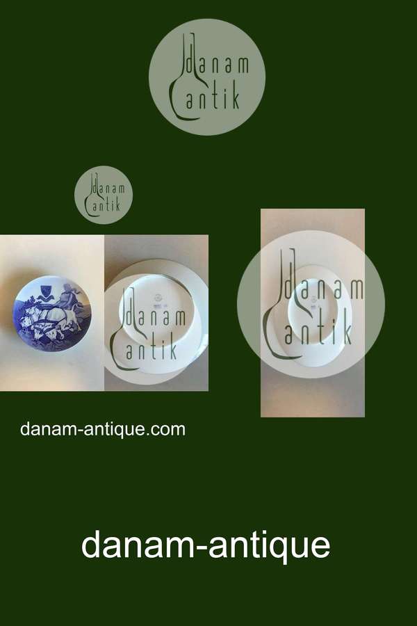 Royal Copenhagen Mindeplatte fra 1905 RC-CM54