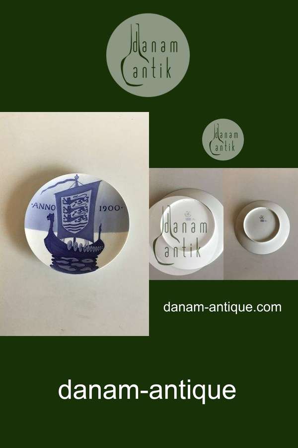 Royal Copenhagen Mindeplatte fra 1900 RC-CM37