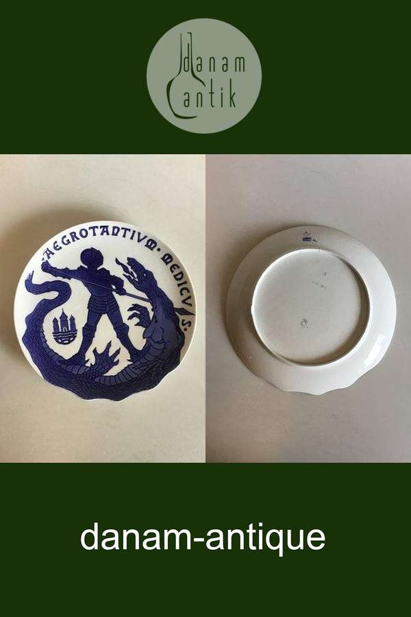 Royal Copenhagen Mindeplatte fra 1897 RC-CM15 Island