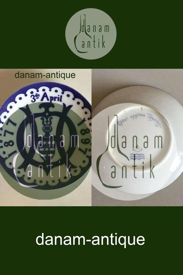 Royal Copenhagen Mindeplatte fra 1897 Unika RC-CM8U