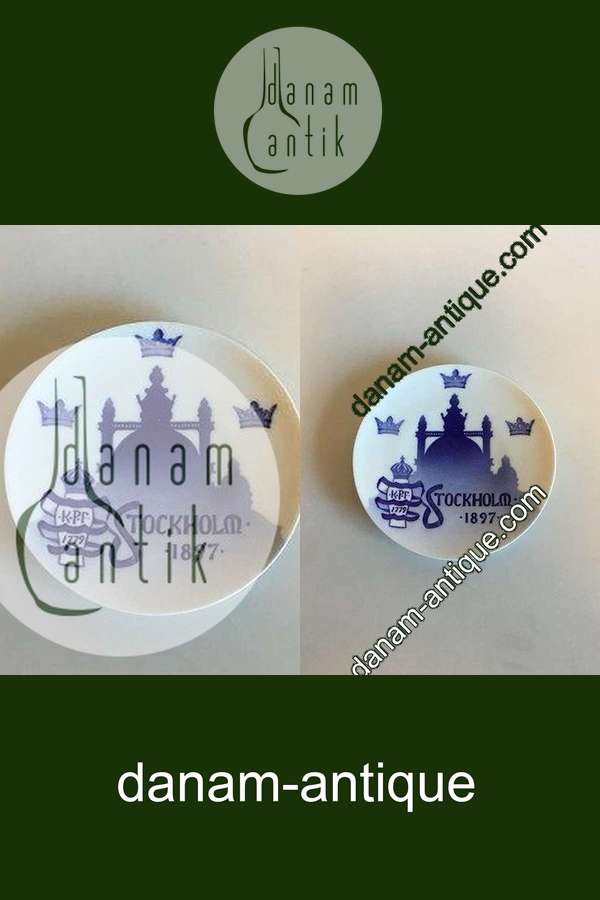 Royal Copenhagen Mindeplatte fra 1897 RC-CM10