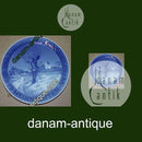 Royal Copenhagen Juleplatte fra 1944 med Tysk indskription "Weihnachten"