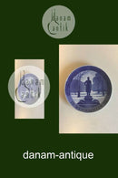 Royal Copenhagen Juleplatte fra 1932 med Tysk indskription "Weihnachten"