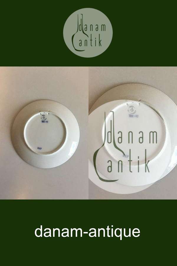 Royal Copenhagen Juleplatte fra 1916 med Fransk indskription "Noel"