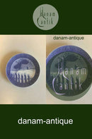 Royal Copenhagen Juleplatte fra 1911 med Tysk indskription "Weihnachten"