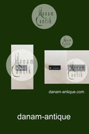 Royal Copenhagen Dealer Advertising sign in Plastic "Hvid Halvblonde"