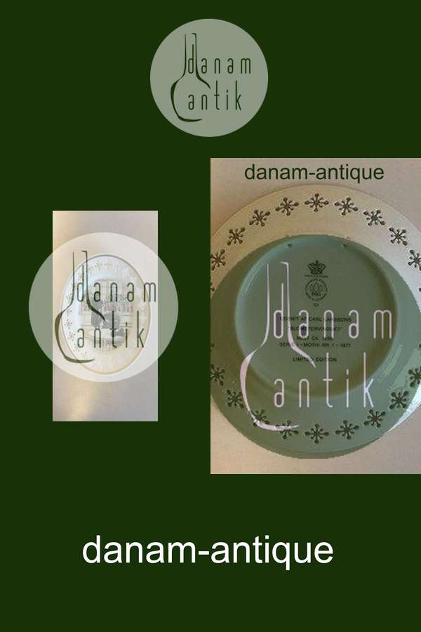 Bing & Grøndahl Carl Larsson platte "Blomstervinduet" Serie 1, Nr. 1, 1977