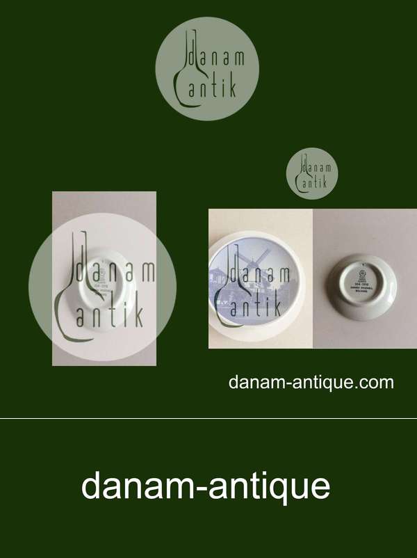 Royal Copenhagen 2010 Plaquette No 304 Vindmølle "Solvang"