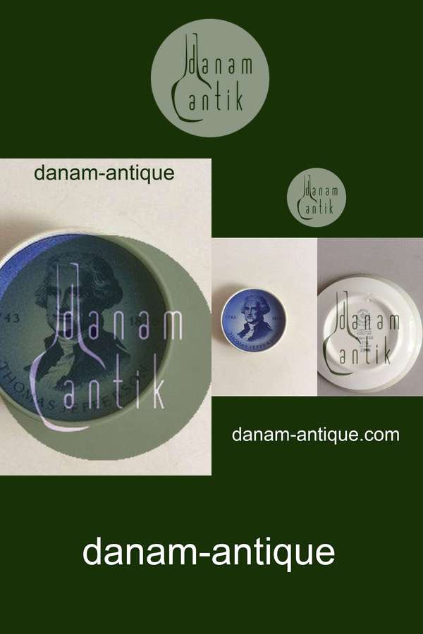 Royal Copenhagen 2010 Plaquette Thomas Jefferson 1743-1826 No "176