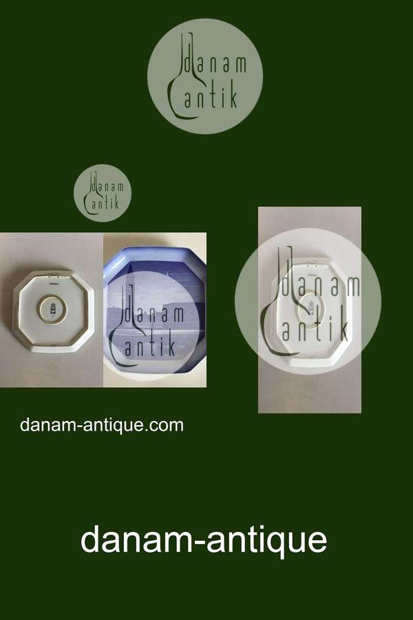 Bing og Grøndahl Alfabet Platte Venedig. Designet i 1933-1934 af Ove Larsen