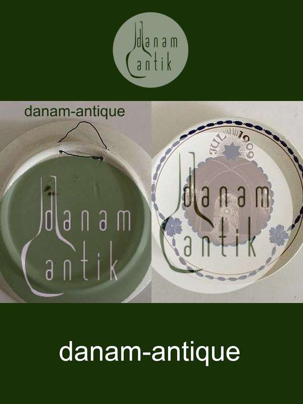 Aluminia Juleplatte fra 1909