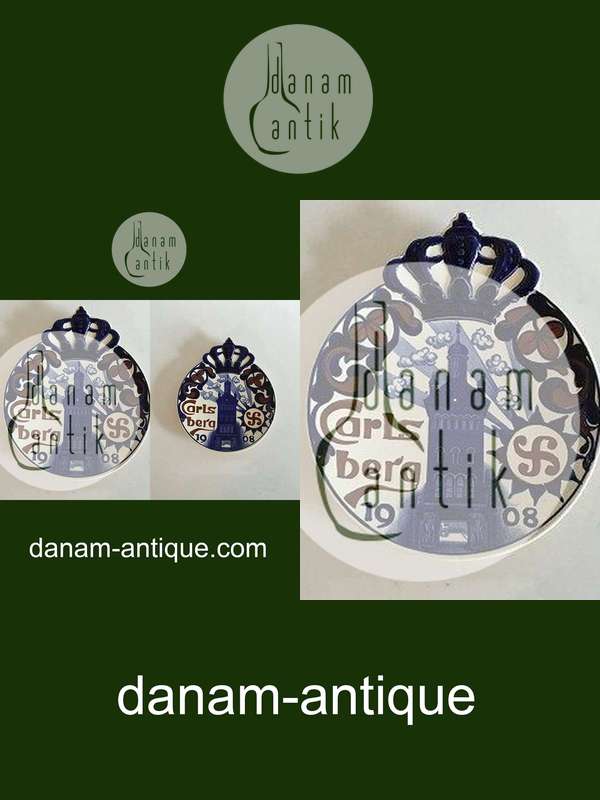 Aluminia Carlsberg Bryggeri Platte fra 1908