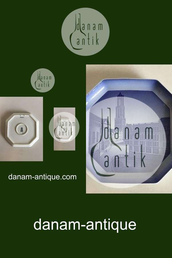 Bing og Grøndahl Alfabet Platte Utrecht. Designet i 1933-1934 af Ove Larsen