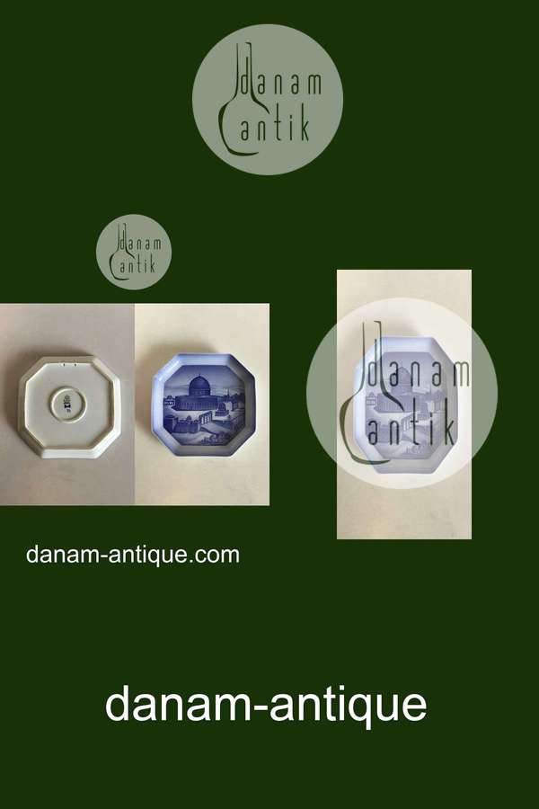 Bing og Grøndahl Alfabet Platte Jerusalem. Designet i 1933-1934 af Ove Larsen