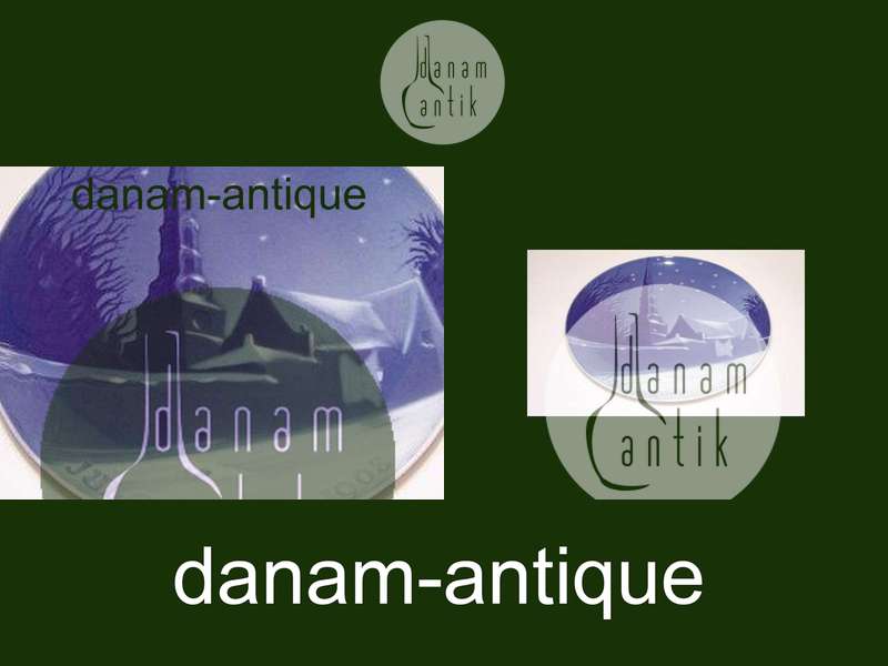 Bing & Grøndahl Juleplatte fra 1908