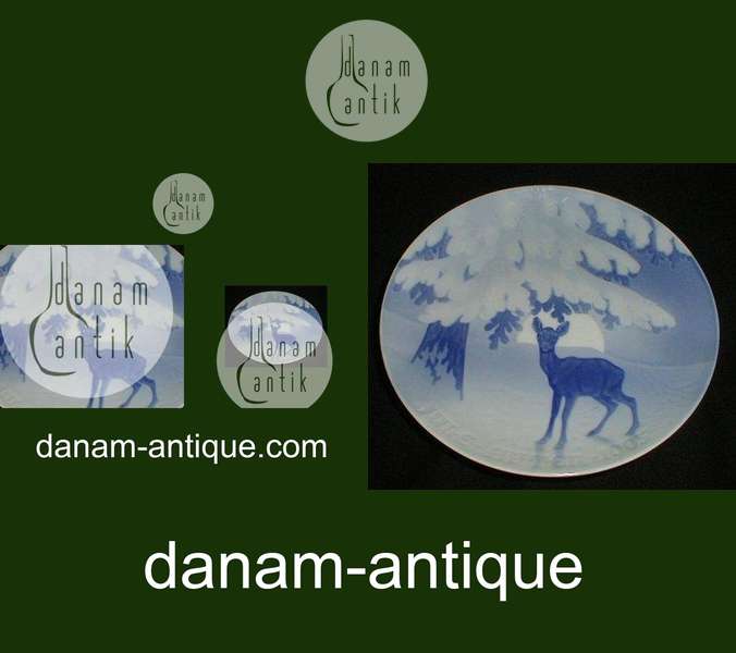 Bing & Grøndahl Juleplatte fra 1905