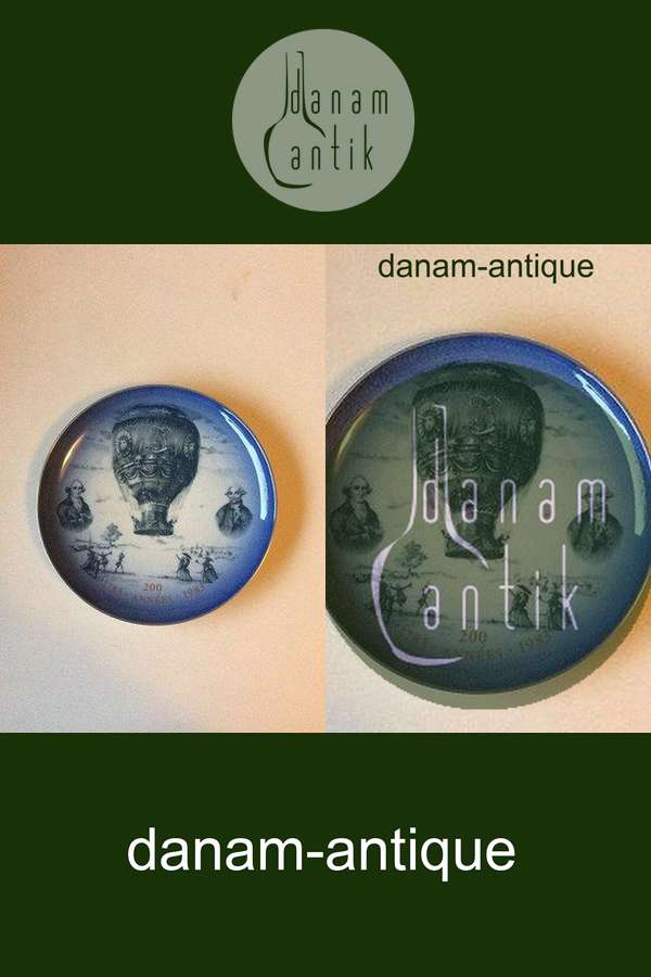 Bing & Grøndahl SAS The Montgolfier Brothers Plate