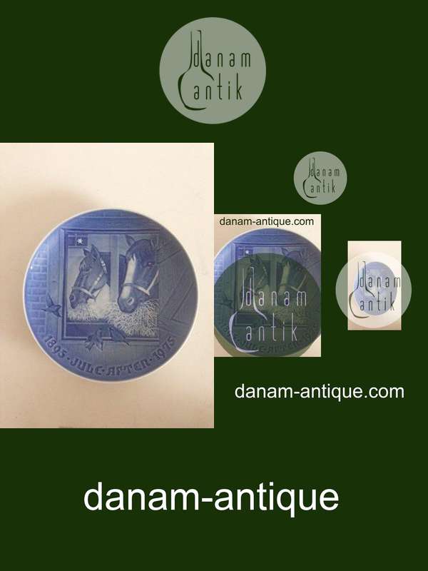 Bing & Grøndahl Jule Jubilæums Platte fra 1975