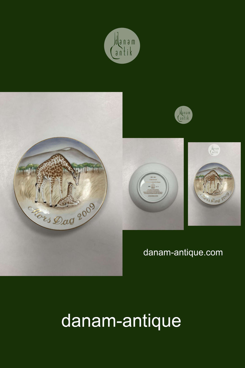 Bing og Grøndahl Mors Dags Platte i overglasur fra 2009