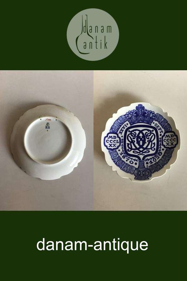 Bing og Grøndahl Mindeplatte fra 1920 BG-CM54