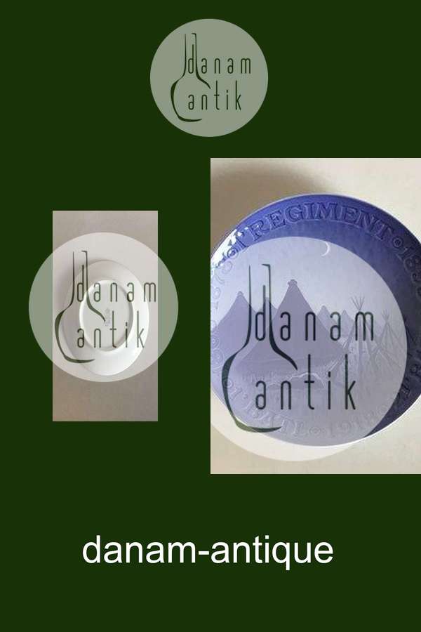 Bing og Grøndahl Mindeplatte fra 1918 BG-CM50