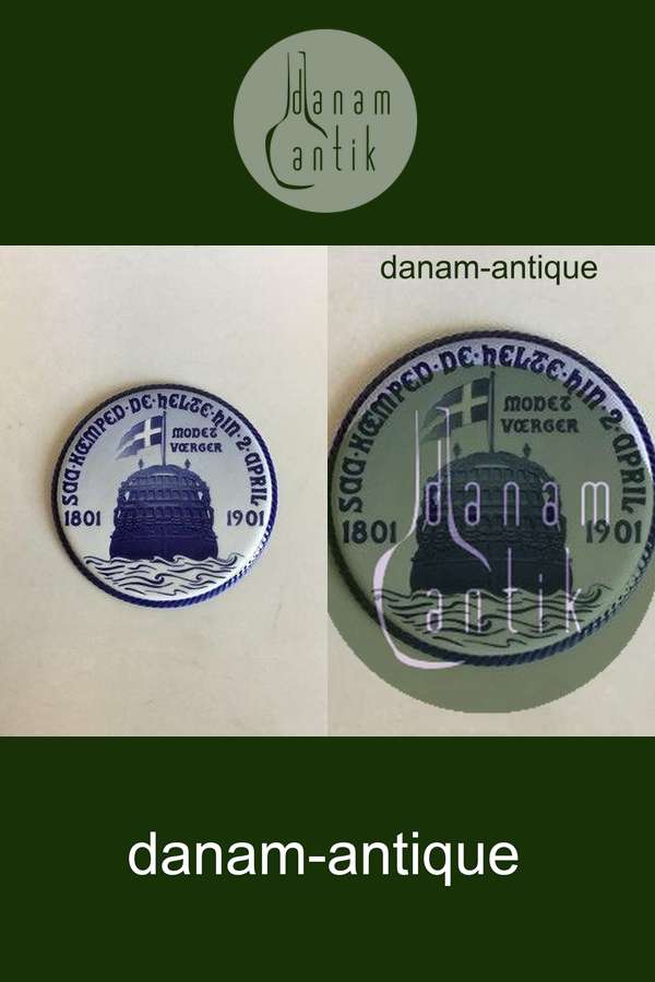 Bing & Grøndahl Mindeplatte fra 1901 BG-CM16