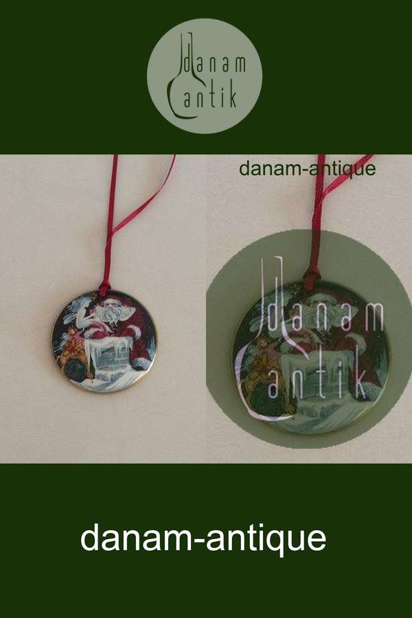 Bing og Grøndahl Santa Claus Ornament fra 1992