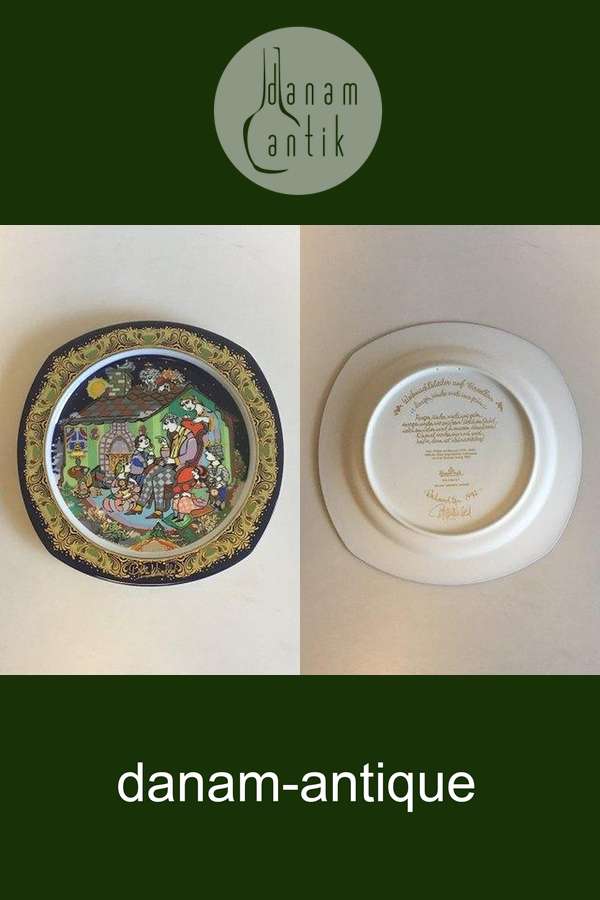 【美品•廃盤】ローゼンタール クリスマスプレート ビョルン・ヴィンブラッド作 ローゼンタール ビョルン・ヴィンブラッド 1987年/90年 クリスマス