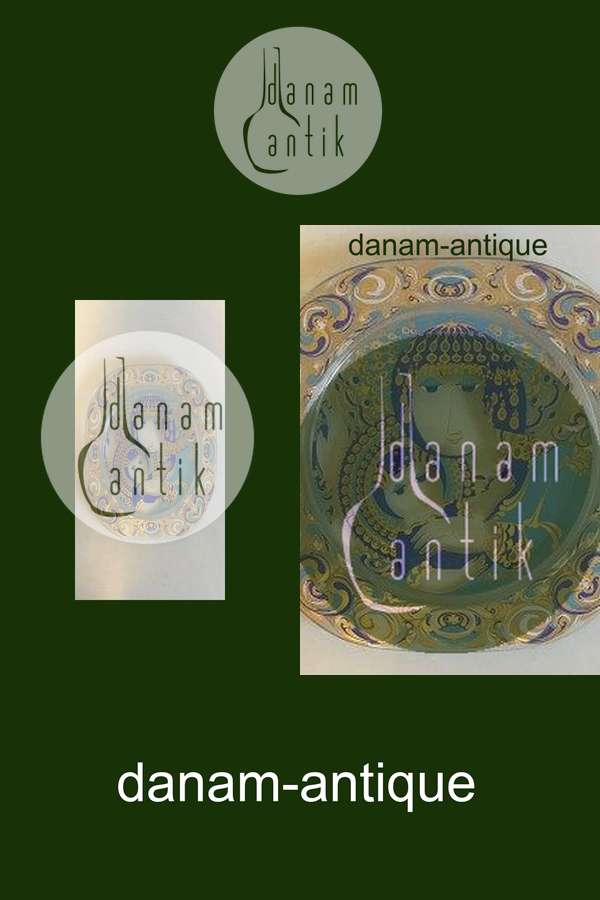 Bjørn Wiinblad Rosenthal Studio-Line Juleplatte i Glas fra 1976