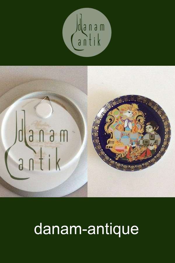 Bjørn Wiinblad Rosenthal Aladdin Platte / Wunderlampe No 8