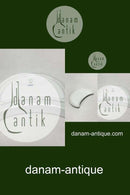 Royal Copenhagen Hvid Vifte Halvmåneformet Asiet No. 11551