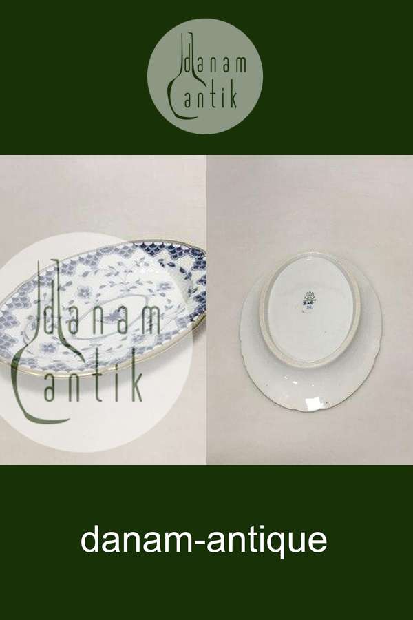 ビング＆グロンダール ディケンズ バタフライ＆ゴールドオーバルディッシュ