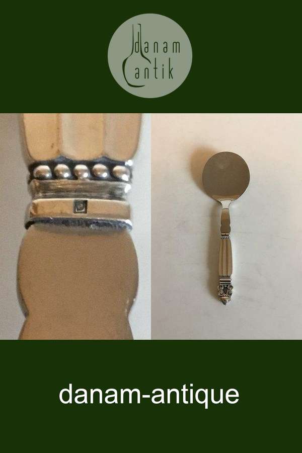 Georg Jensen Sterling Sølv og Rustfrit stål Serveringsspade Konge No 206