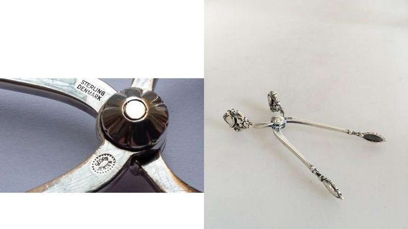 Georg Jensen Sterling Sølv Konge Sukker Tang No 174