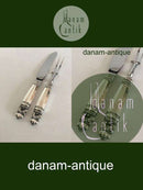 ジョージ ジェンセン キングスターリングシルバーフォーク＆ナイフセット No 119