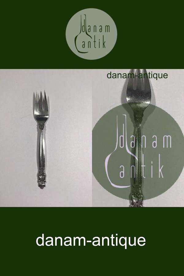 Georg Jensen Konge Sterling Sølv Fiskegaffel No 061