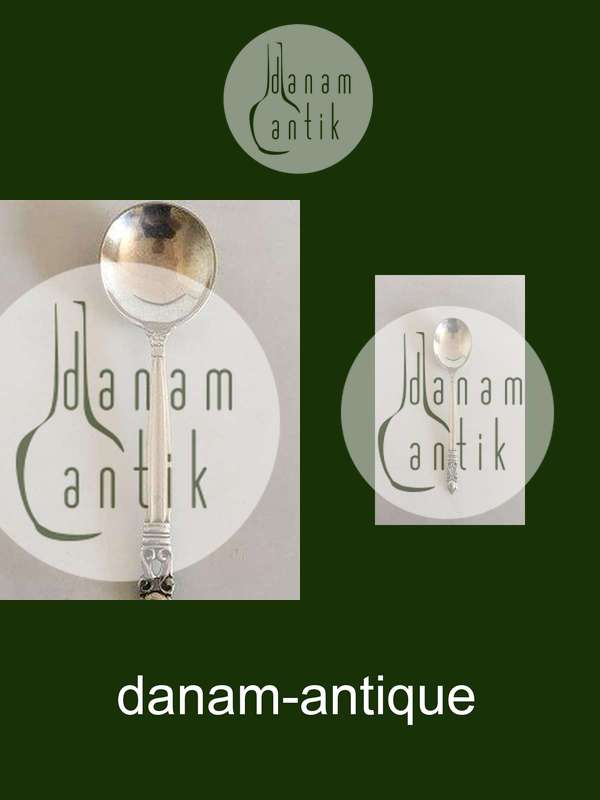 Georg Jensen Sterling Sølv Konge Bouillonske No 053