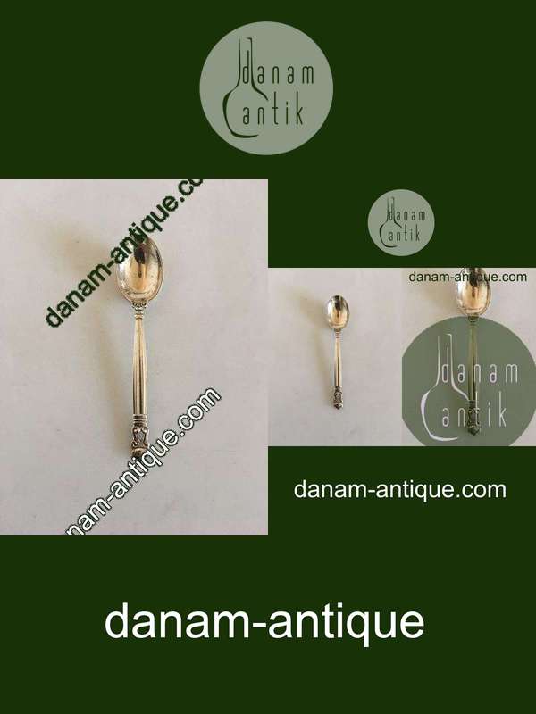 Georg Jensen Sterling Sølv Konge Mokkaske No 035