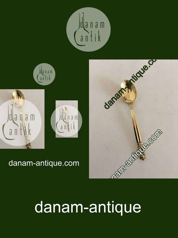 Georg Jensen Konge Forgyldt Sterling sølv Mokkaske No 035