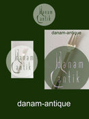 Georg Jensen Sterling Sølv Kugle Kagegaffel No 043