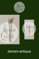 Georg Jensen Kugle Sterling Sølv Spisegaffel No 012