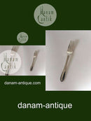 Georg Jensen Sterling Sølv Kugle Spisegaffel No 002