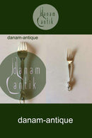 Georg Jensen Sterling Sølv Magnolia No 84 Frokostgaffel No 022